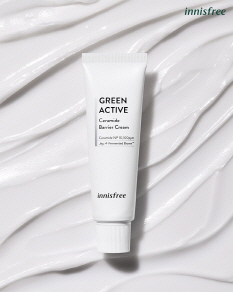그린 액티브 세라마이드 장벽 크림 출시(사진=이니스프리)