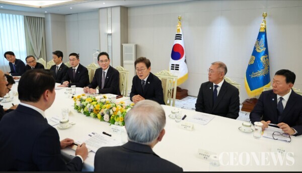 이재명 대통령과 대기업 CEO 회동