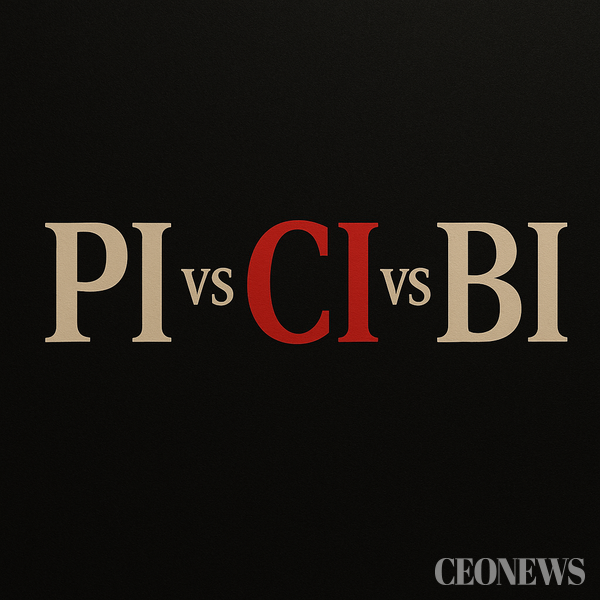 PI vs CI vs BI