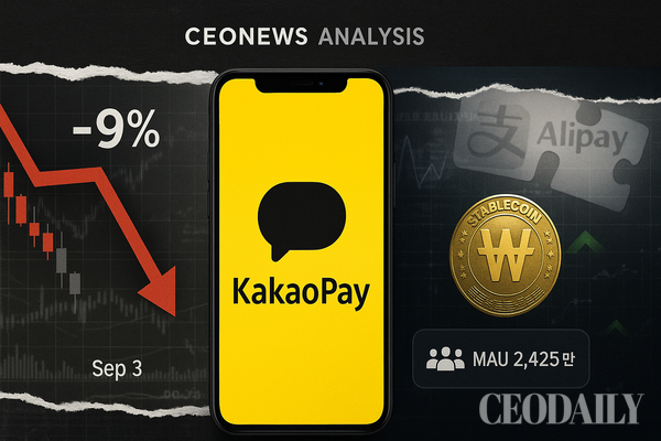 카카오페이 주식 급락