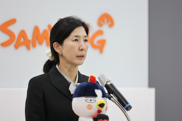 김정수 총괄사장 삼양식품 창립 60주년 비대면 기념식(사진=삼양식품)